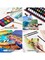 Wooden Box Painting Set 140pcs Deluxe Art Set with Crayons, Acrylic Paints, Colored Pencils